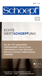 Mobile Screenshot of e-schoepf.de